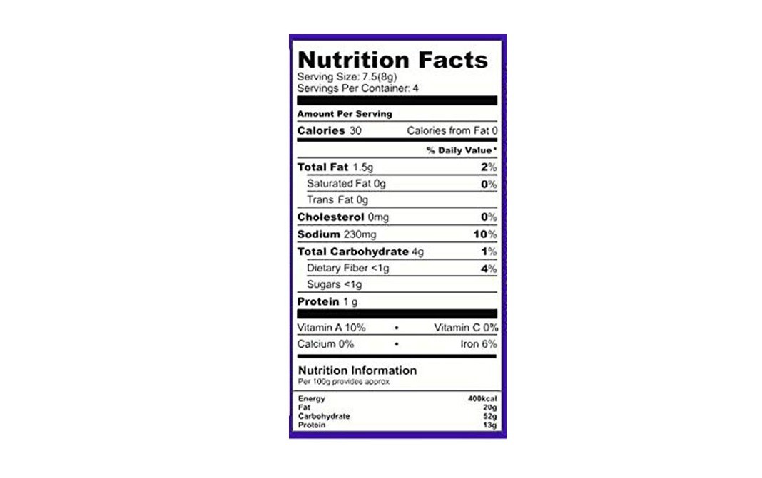 Nimkish Gravy Masala    Box  30 grams